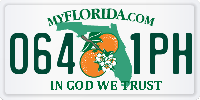 FL license plate 0641PH