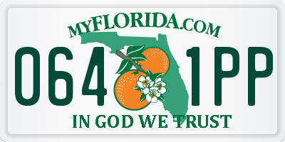 FL license plate 0641PP