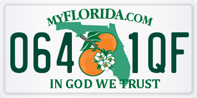 FL license plate 0641QF