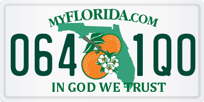 FL license plate 0641QO