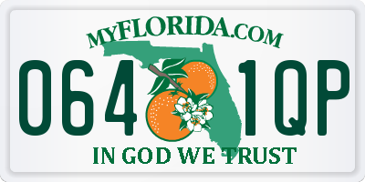 FL license plate 0641QP
