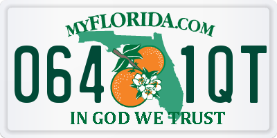 FL license plate 0641QT