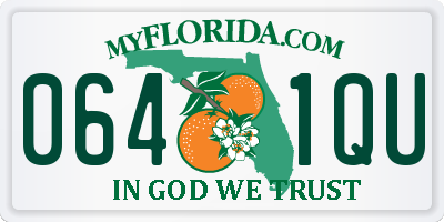 FL license plate 0641QU