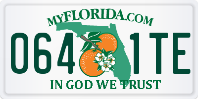 FL license plate 0641TE