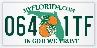 FL license plate 0641TF