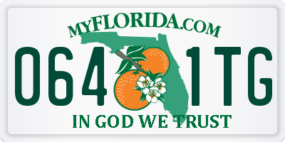 FL license plate 0641TG