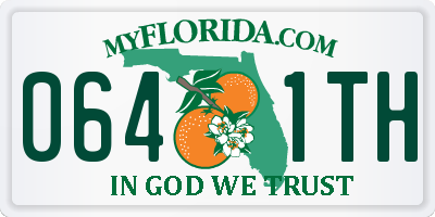 FL license plate 0641TH