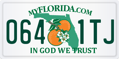 FL license plate 0641TJ