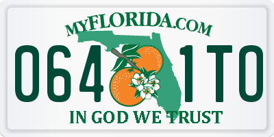 FL license plate 0641TO