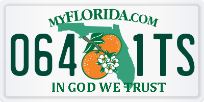 FL license plate 0641TS