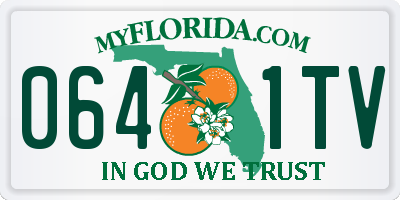 FL license plate 0641TV