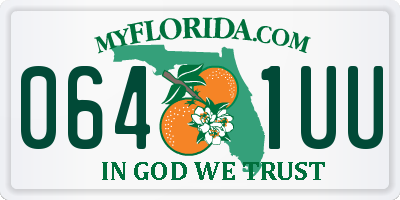 FL license plate 0641UU