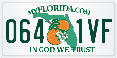 FL license plate 0641VF