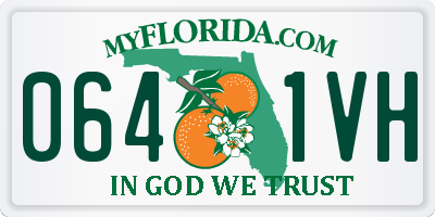 FL license plate 0641VH