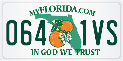 FL license plate 0641VS