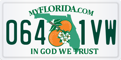 FL license plate 0641VW