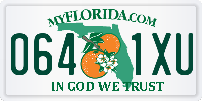 FL license plate 0641XU