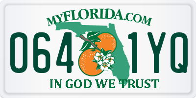 FL license plate 0641YQ