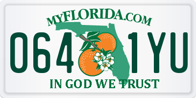 FL license plate 0641YU