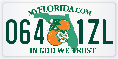 FL license plate 0641ZL