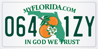 FL license plate 0641ZY