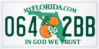 FL license plate 0642BB