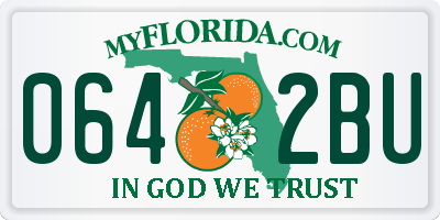 FL license plate 0642BU
