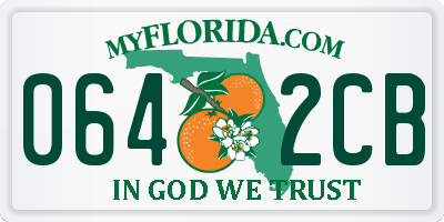 FL license plate 0642CB