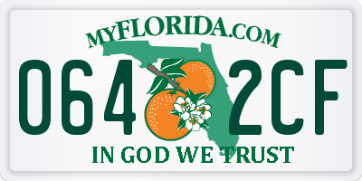 FL license plate 0642CF