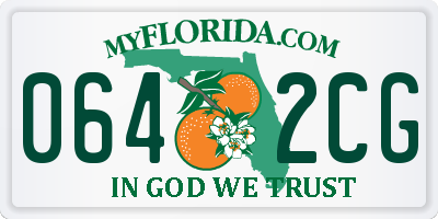 FL license plate 0642CG