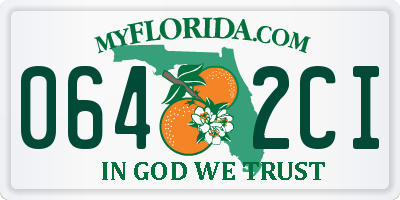 FL license plate 0642CI