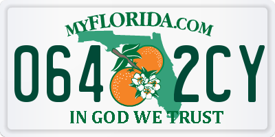 FL license plate 0642CY