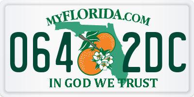 FL license plate 0642DC