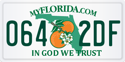 FL license plate 0642DF