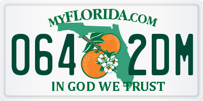 FL license plate 0642DM