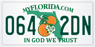 FL license plate 0642DN