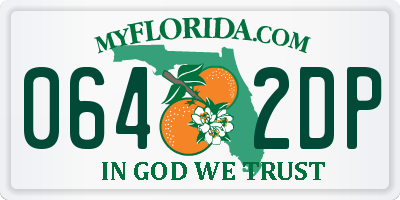 FL license plate 0642DP