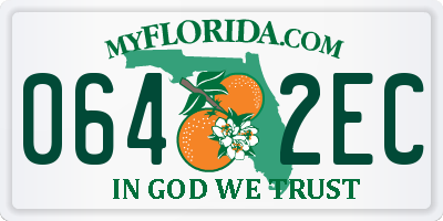 FL license plate 0642EC
