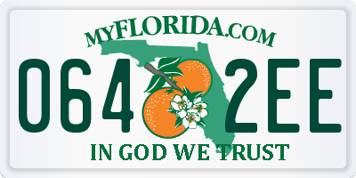 FL license plate 0642EE