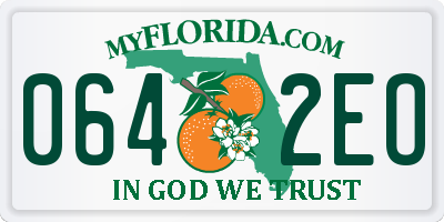 FL license plate 0642EO