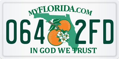 FL license plate 0642FD