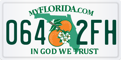FL license plate 0642FH