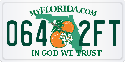 FL license plate 0642FT