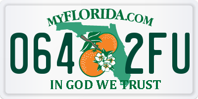 FL license plate 0642FU