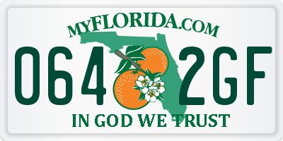 FL license plate 0642GF