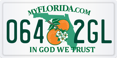 FL license plate 0642GL