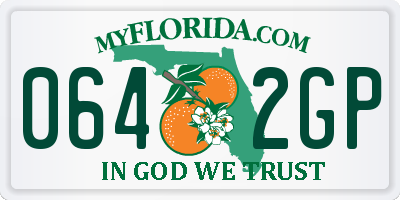 FL license plate 0642GP