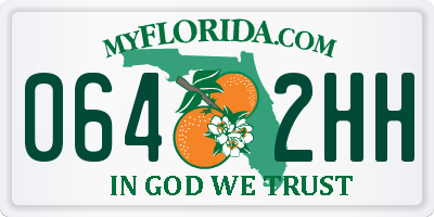 FL license plate 0642HH