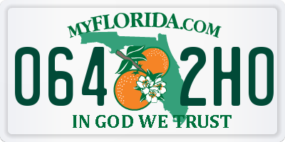 FL license plate 0642HO