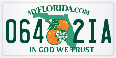 FL license plate 0642IA